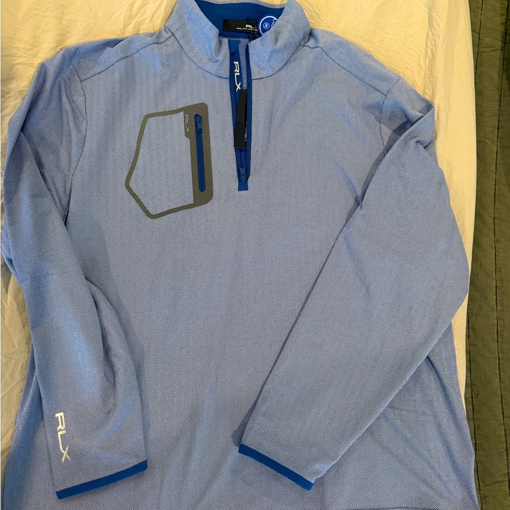 RLX Ralph Lauren Blue Pullover Jacket